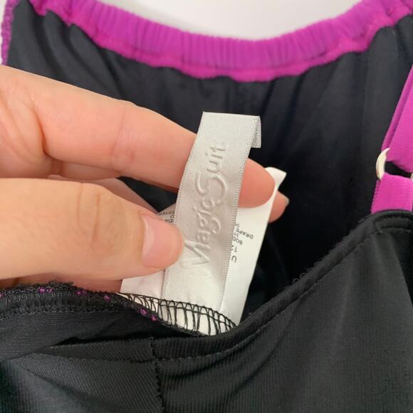 Magic Suit by Miraclesuit Swimsuit One Piece Swimwear Orchid Womens Size 12 New - Picture 13 of 15